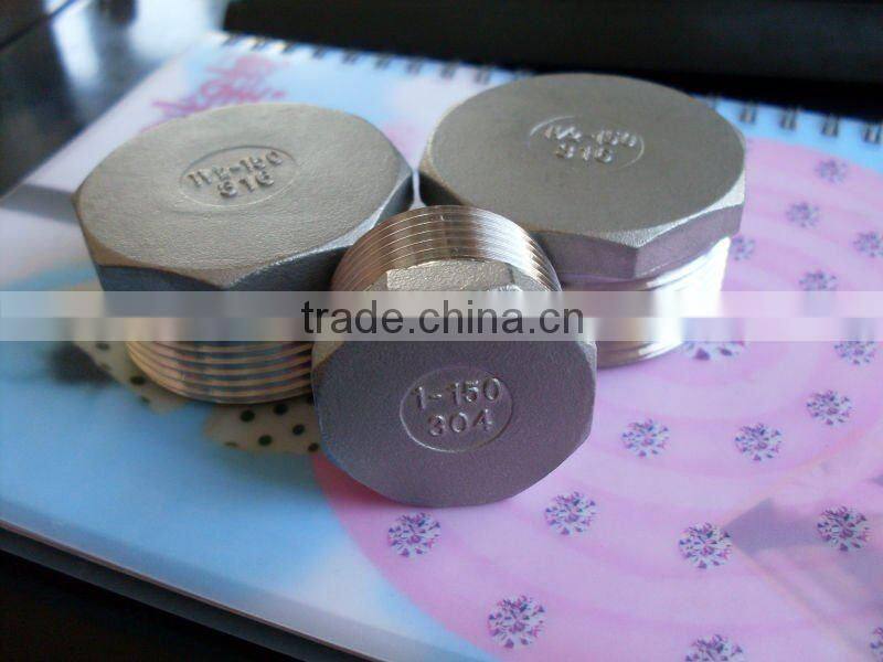 1" Stainless Steel Hexagon Plug