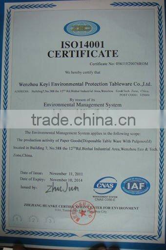 disposable food container