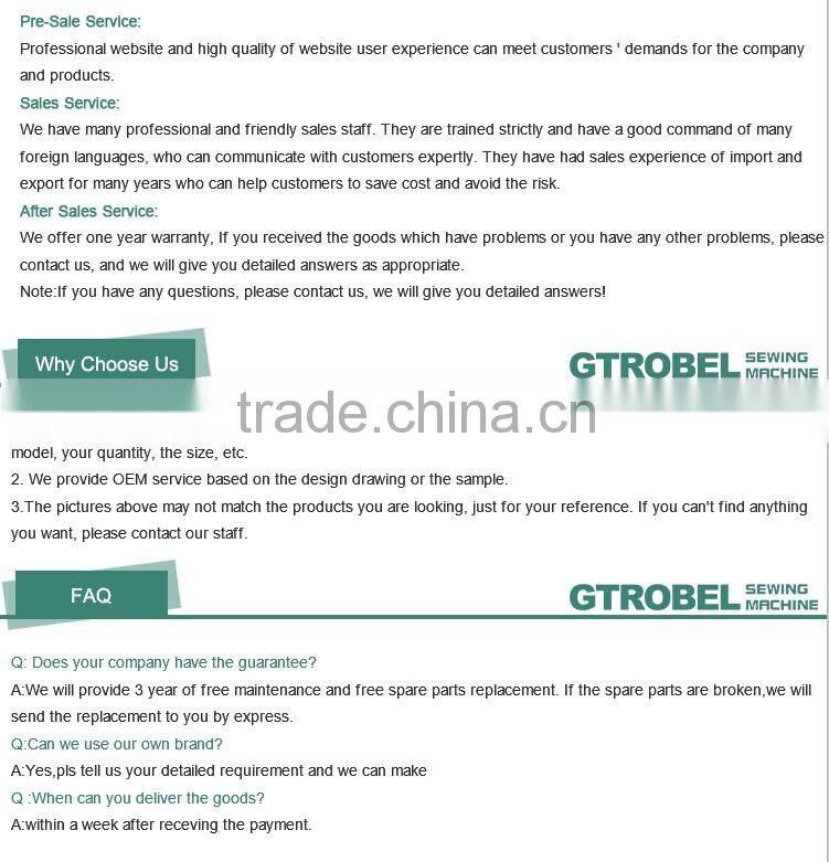 GDB-927/928 filter bag sewing machine /three needle chianstitch sewing machine /industrial filter bag sewing machine