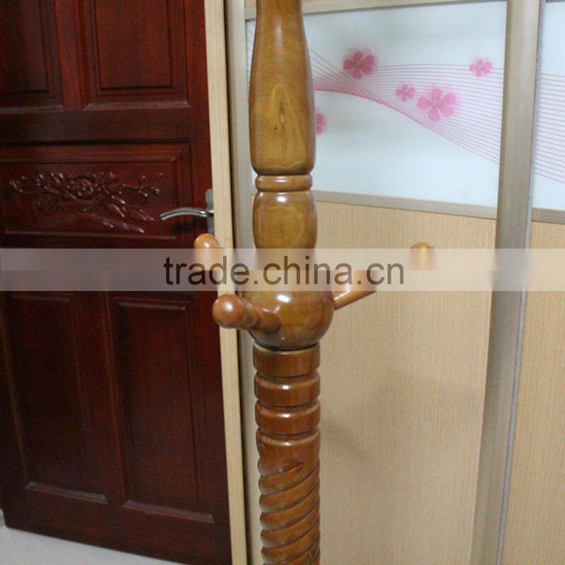 elegant solid wood coatrack
