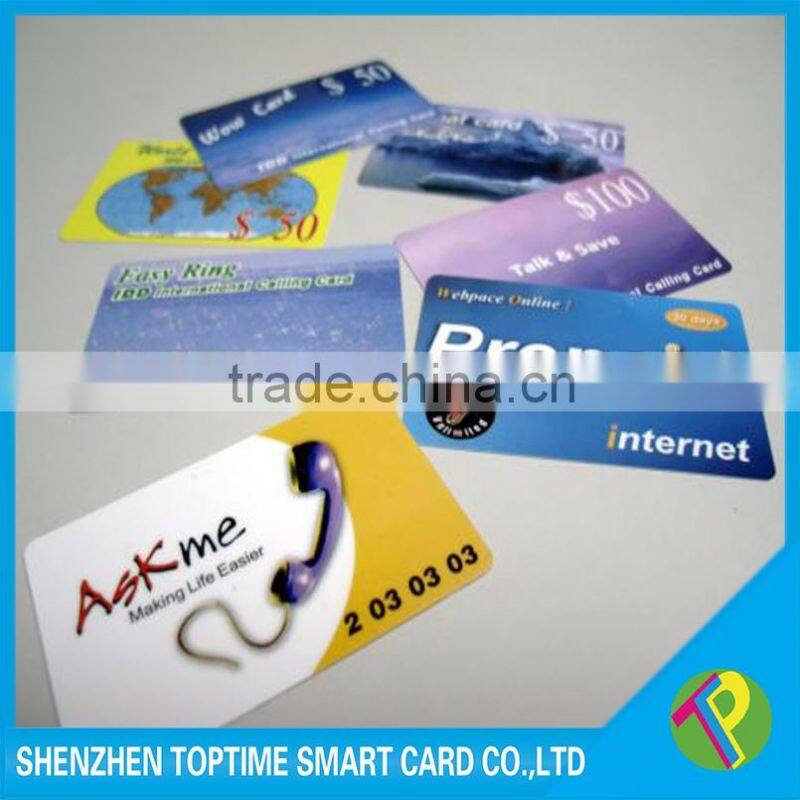 Paper prepaid scratch card