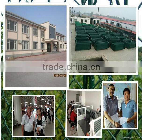 high quality hot dipped galvanized and pvc coated 1 inch chain link fence