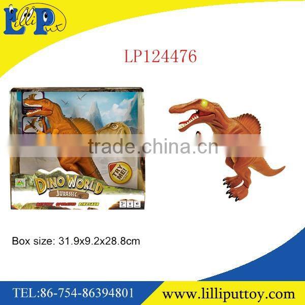 Infrared ray emulational R/C dinosaur toy with light