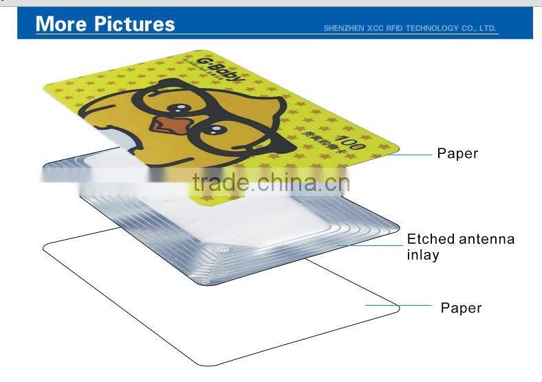 NFC business card paper art card paper nfc