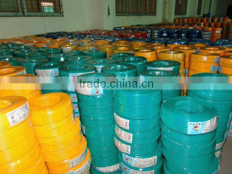 H05V-R 300/500V single core 6.0mm copper conductor PVC electric wire