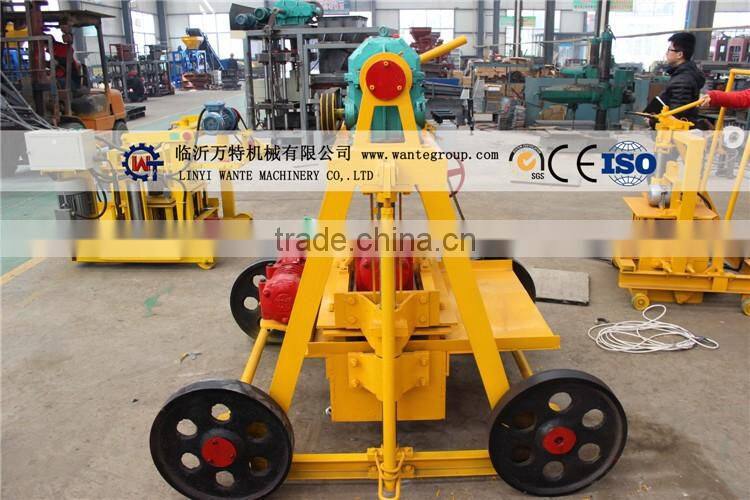 QT40-3B Small mobile egg laying bricks making machine