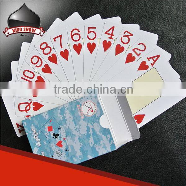 High endlarge number playing cards with custom logo