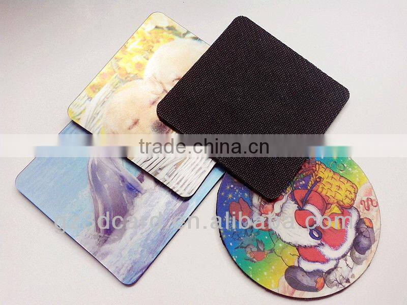 Custom lenticular 3D placemats of eiffel tower