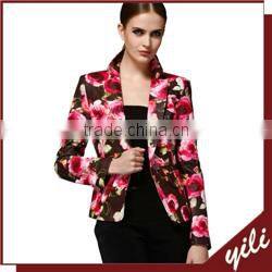 2015 new designs women print wholesale sweat suit