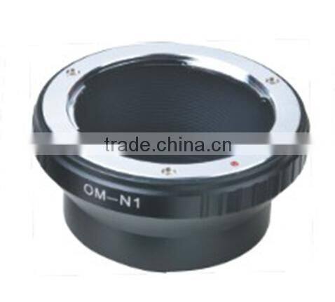 Camera bayonet lens adapter ring OM to N1