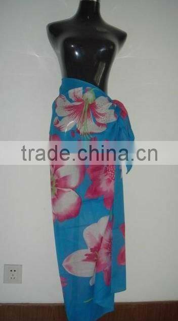 100%acrylic or cotton Beach pareoor Beach sarong
