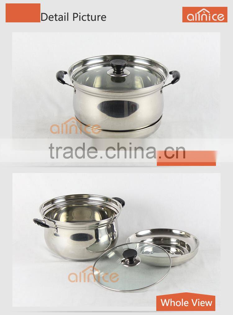 Allnice- No fire re-cooking pot cookware stainless steel thermo cooker