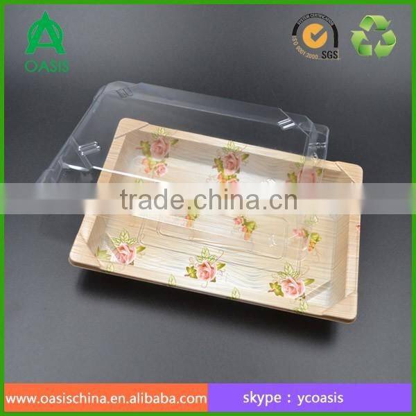 Disposable Plastic Take Away Sushi Box Packing Containers
