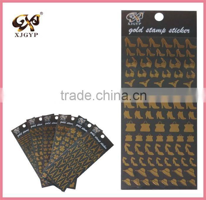 glitter sticker sheet/glitter vinyl sticker/glitter sticker