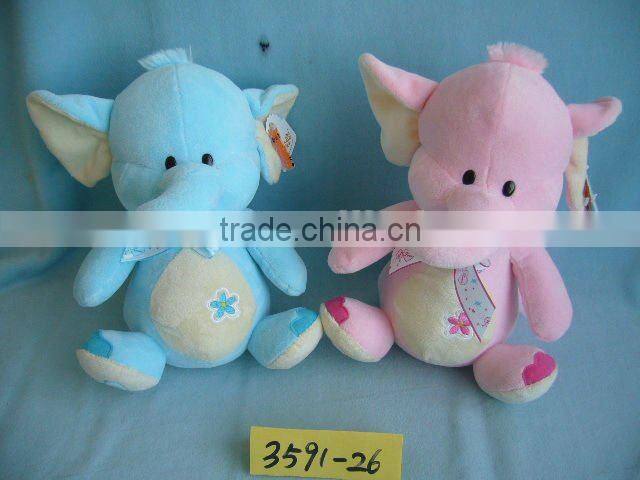Two colours elephant series plush toy