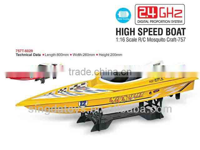 757-6019 NEW 1:25 Electric High Speed Racing RC Boat