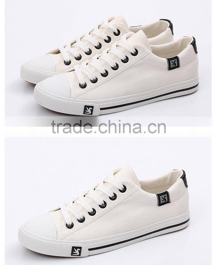 Popular fashion hot sale 2016 new model canvas shoes