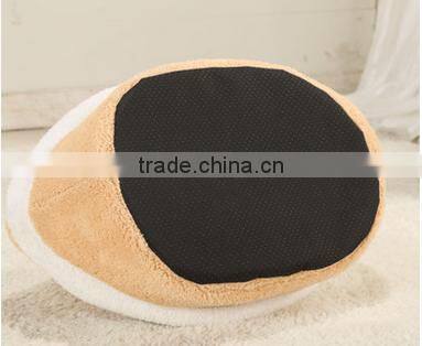 wholesale Hamburger Style Shell Nest Windproof Waterproof Removable Pet Cat Bed House Thermal Hiding