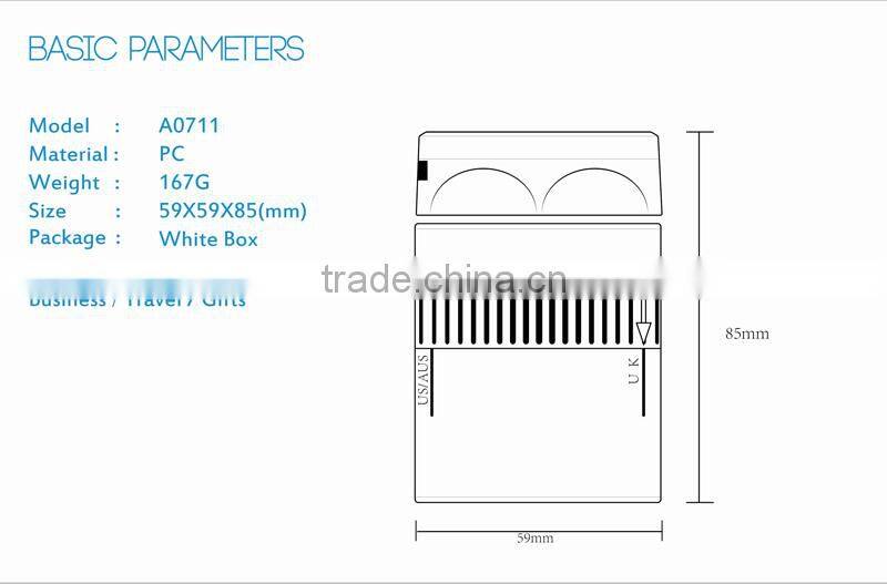 Best Selling Products in Europe Promotional gifts International world travel adapter