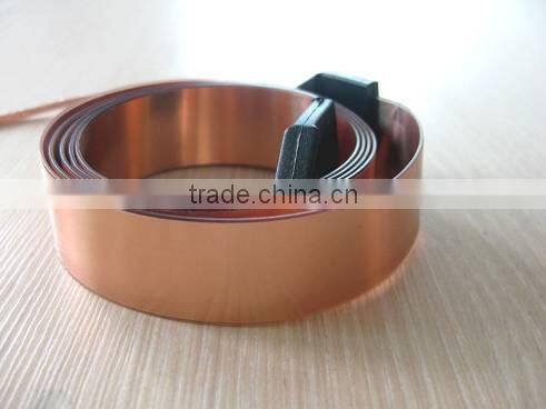 SUPER SLIM FLAT CABLE WITH ADHESIVE LAYER,WHITE SHEATH, SMALL SIZE