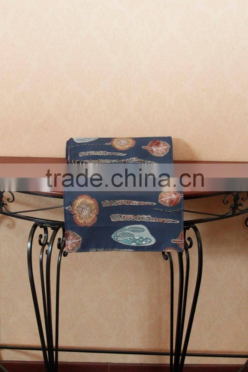 Wholesale colorful tapestry jacqaurd fabric table mats, table runners