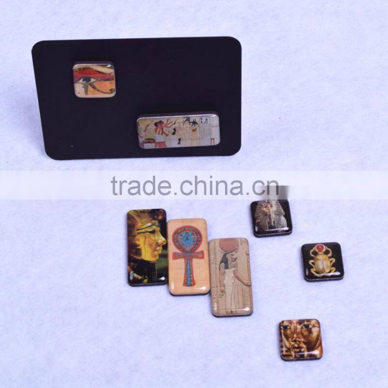 promotional souvenir custom polyresin fridge sticker and magnets with the beauty of art