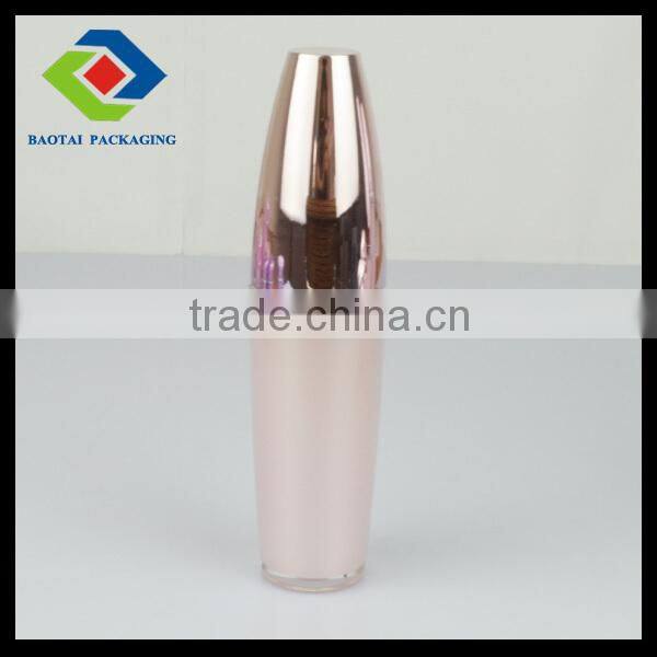 15ml nice plastic bottle with pump,tapered round cosmetic containers for eye gel