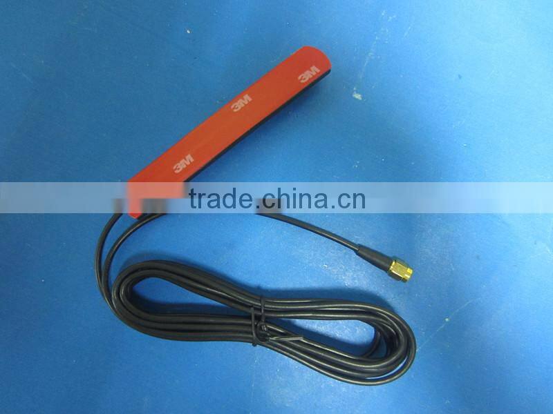 Antenna 433MHz 3dbi GSM GPRS SMA male plug patch antenna 3M RG174 cable UHF VHF FPV