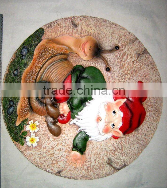 Polyresin Beach Stepping Stone For Garden Decoration