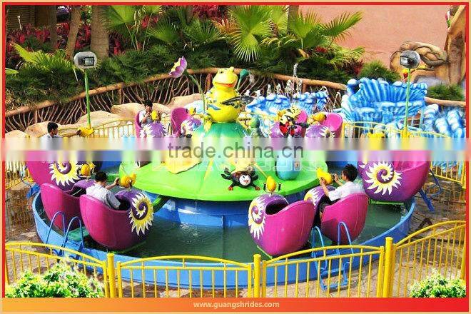 Alibaba fr water amusement rides for sale, cartoon snail attack for kids carnival