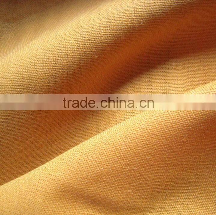 China supply linen rayon blended dyed fabric 10*10/44*38