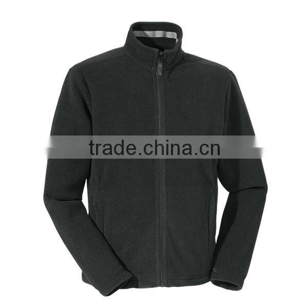 Outdoor black breathable Fashion men polar fleece jackets