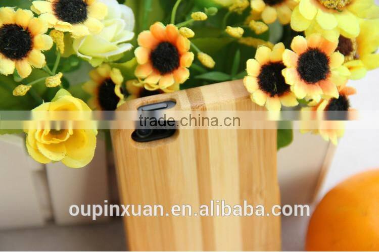 Promotion new product bamboo phone case ,Bamboo cell phone case