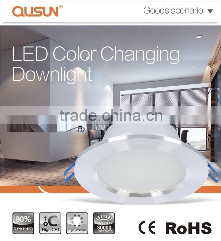 Color Changing LED Light, LED Downlight, 6000K 4000K 3000K All in one