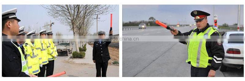 Traffic LED light control baton