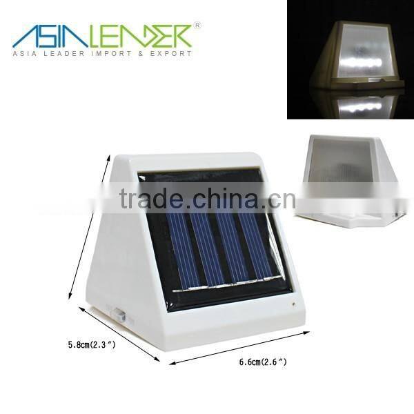 Super Bright 4LED Solar Rechargeable Sensor Light