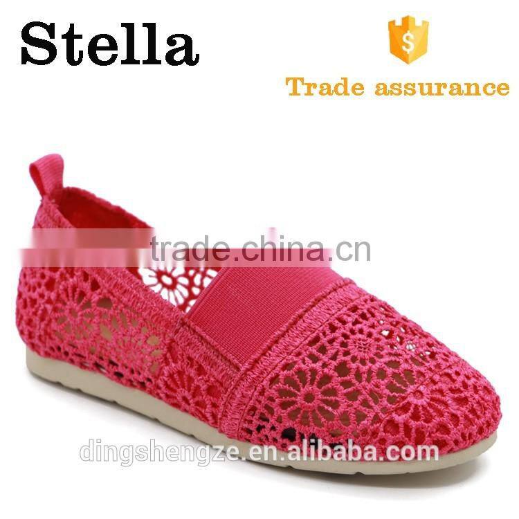 wholesale lovely pattern handmade girl crochet knitting shoes