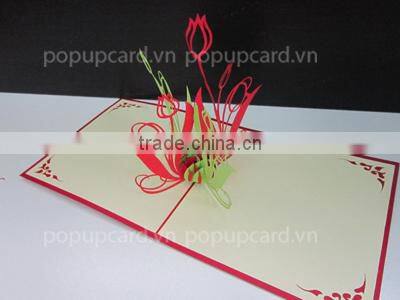 Christmas Tree and Season's Greeting greeting card