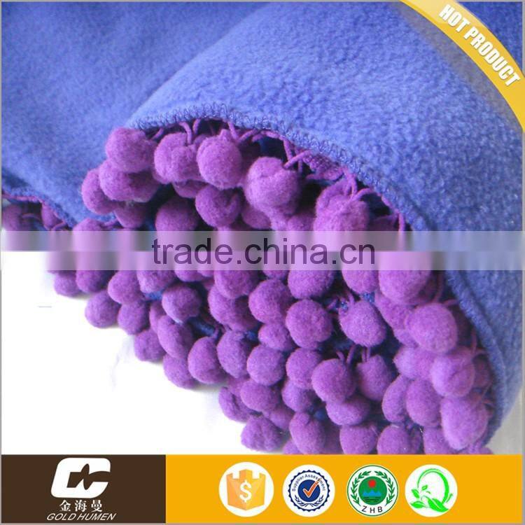 SEDEX Audit Factory 100%polyester Bedding Sets Luxury Polar Fleece Cushion With Blanket