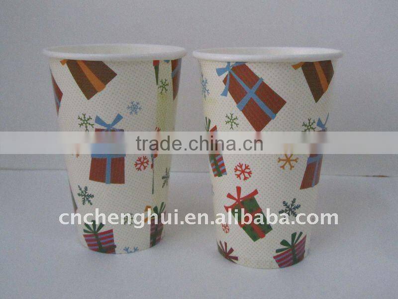 disposable paper cups for hot coffer/juice drink container