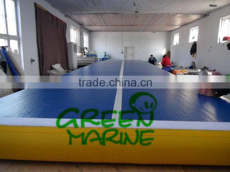 2015 Drop Stitch Material Inflatable tumbling gym mat for Gymnastics