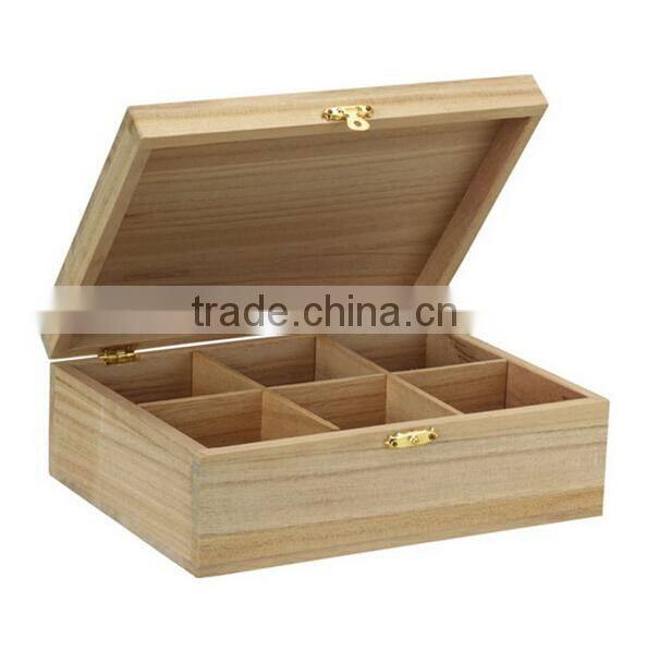 Wooden tea bags box wholesale (WT-1404)