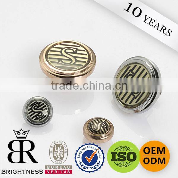 Custom Rhinestone Jeans Rivet Buttons For Garment