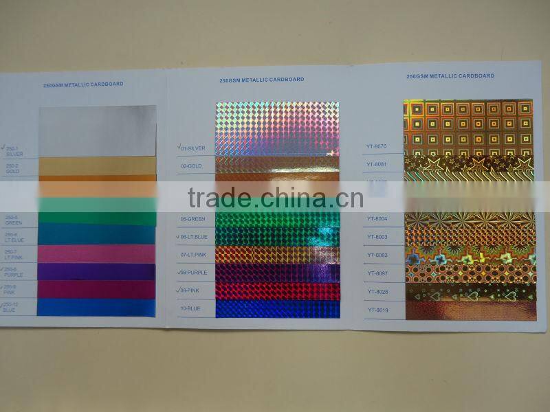 Holographic gift wrapping paper for Easter