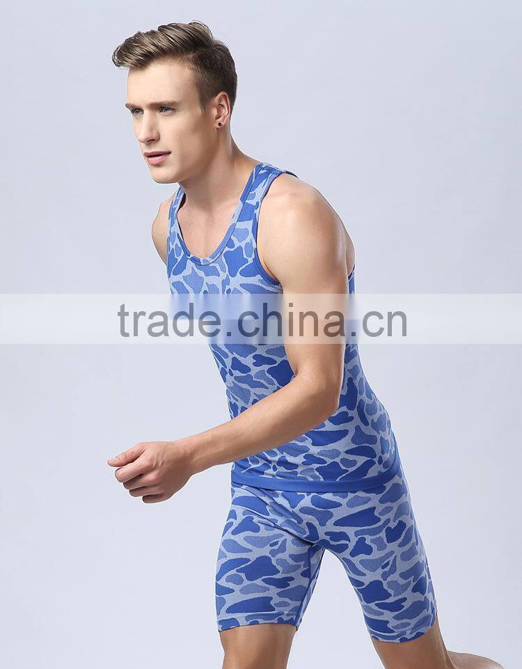 Leopard men comfortable breathable quick-drying movement five minutes of pants