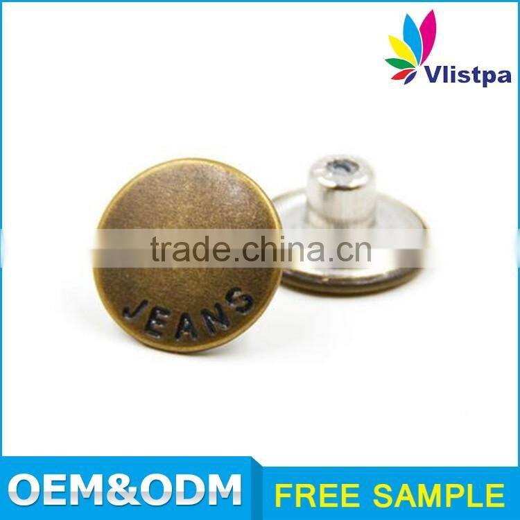 Cheapest Metal clothes round press western shirt snaps