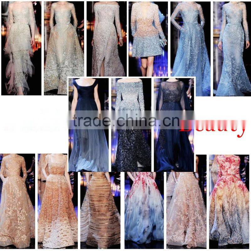 2016 Top one ladies suits bulk lace fabric design/Amazing bridal lace fabric