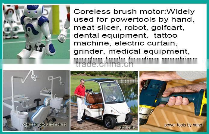 12v mini generator motor coreless brush dental handpiece micro motor