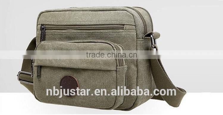 Hot Sell Stylish High Grade Mens Messenger Bag College Student Shoulder Bag