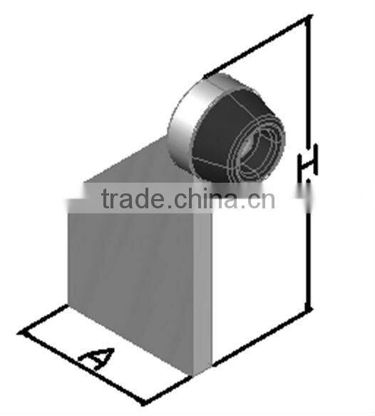 white galvanized sliding gate stopper sliding door stopper